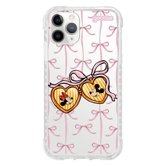 Capinha para celular  Minnie e Mickey - Coração Coquette