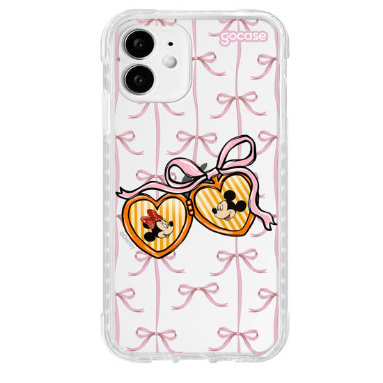 Capinha para celular  Minnie e Mickey - Coração Coquette