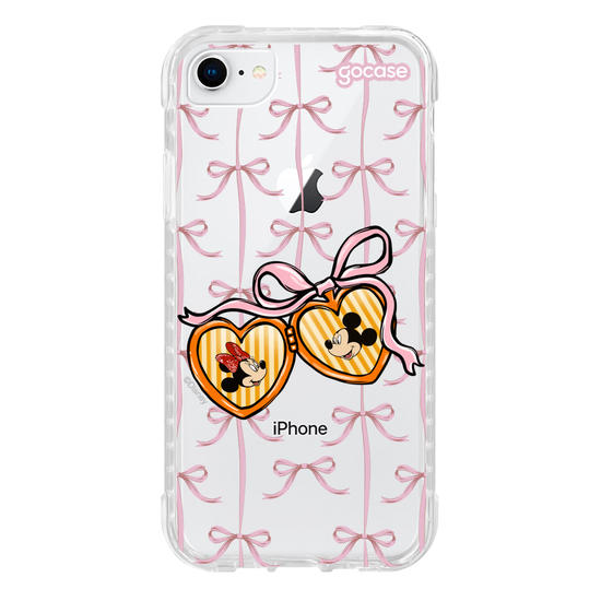 Capinha para celular  Minnie e Mickey - Coração Coquette