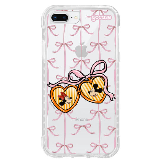 Capinha para celular  Minnie e Mickey - Coração Coquette