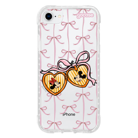 Capinha para celular  Minnie e Mickey - Coração Coquette