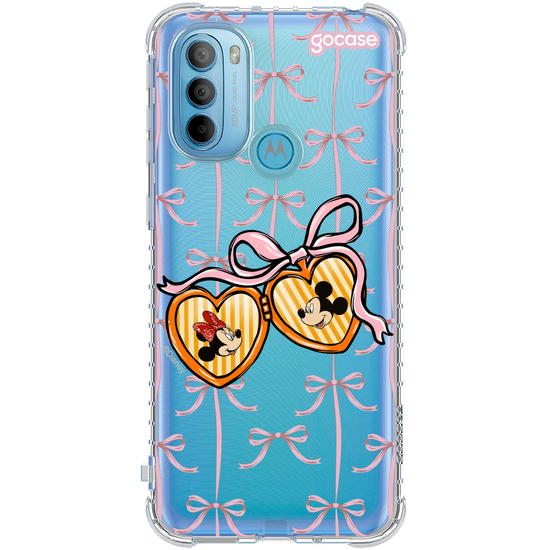 Capinha para celular  Minnie e Mickey - Coração Coquette