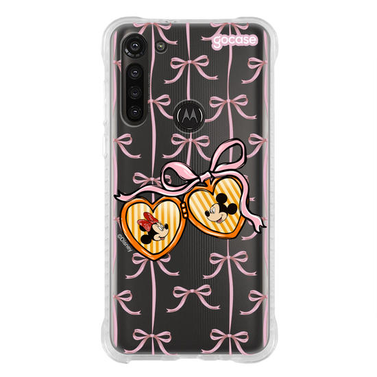 Capinha para celular  Minnie e Mickey - Coração Coquette
