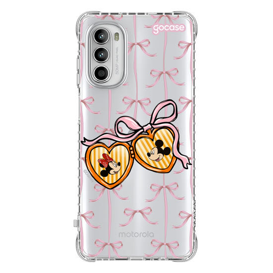 Capinha para celular  Minnie e Mickey - Coração Coquette