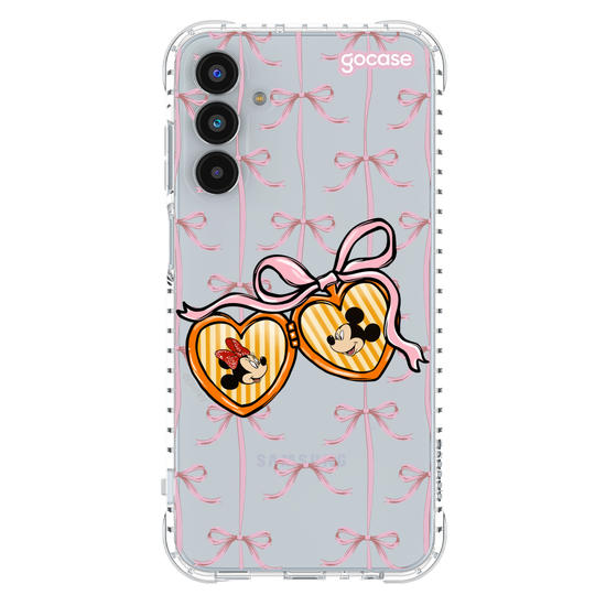 Capinha para celular  Minnie e Mickey - Coração Coquette