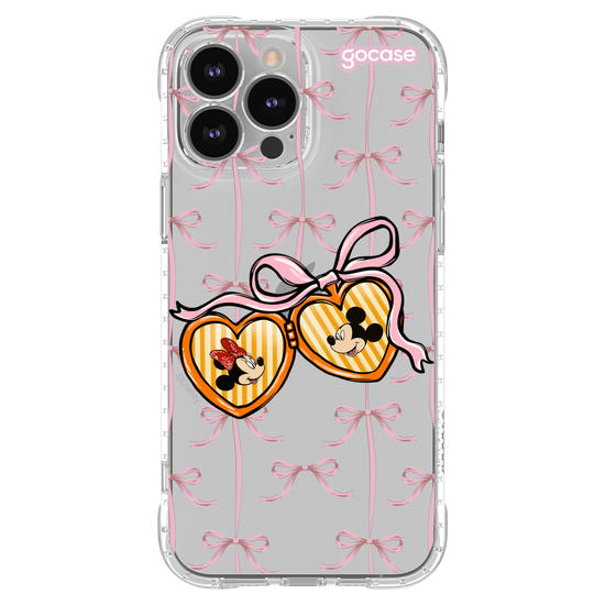 Capinha para celular  Minnie e Mickey - Coração Coquette