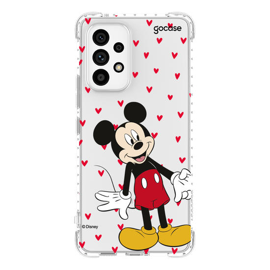 Capinha para celular  Mickey e Amigos - Metadinha Te amo!