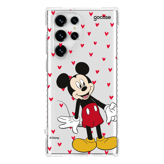 Capinha para celular  Mickey e Amigos - Metadinha Te amo!