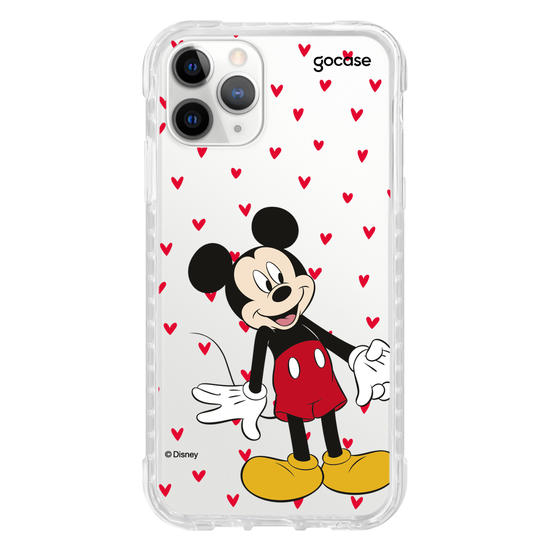 Capinha para celular  Mickey e Amigos - Metadinha Te amo!