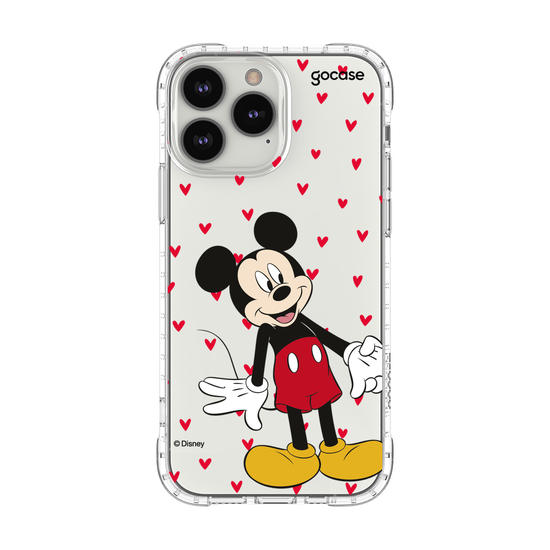 Capinha para celular  Mickey e Amigos - Metadinha Te amo!
