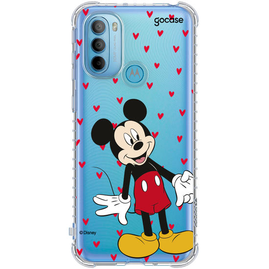 Capinha para celular  Mickey e Amigos - Metadinha Te amo!