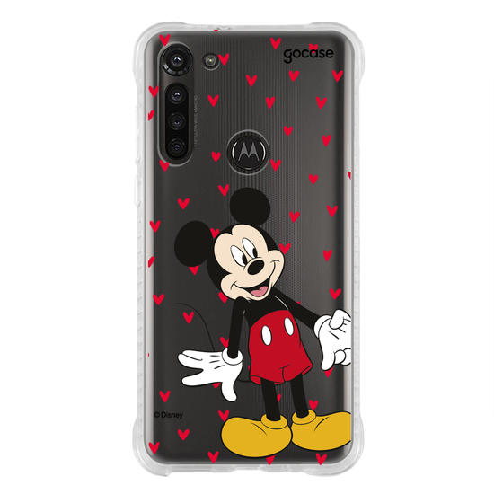 Capinha para celular  Mickey e Amigos - Metadinha Te amo!