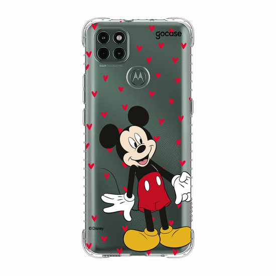 Capinha para celular  Mickey e Amigos - Metadinha Te amo!