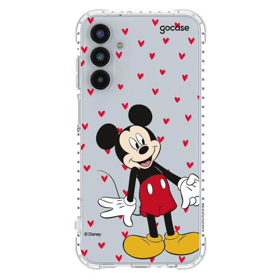 Capinha para celular  Mickey e Amigos - Metadinha Te amo!