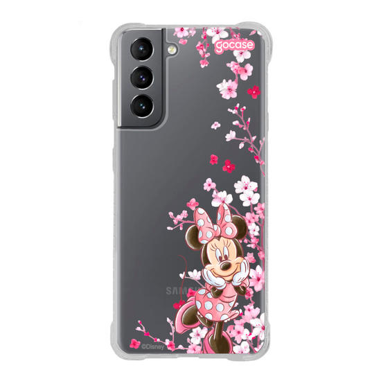 Capinha para celular  Minnie - Ramos Laterais Capinha para celular  Minnie - Ramos Laterais