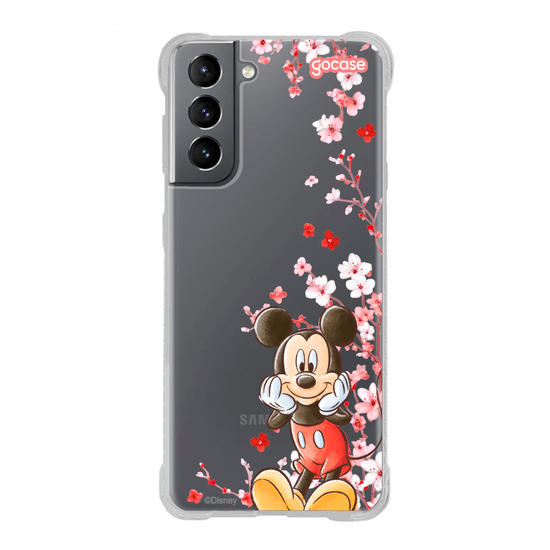 Capinha para celular  Mickey - Ramos Laterais