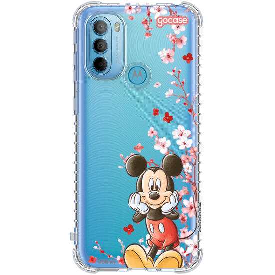 Capinha para celular  Mickey - Ramos Laterais