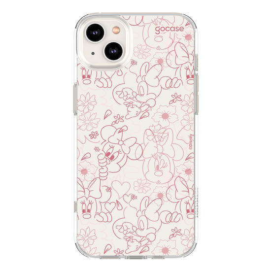 Capinha para celular  Mickey & Amigos - Minnie Rose Lineart