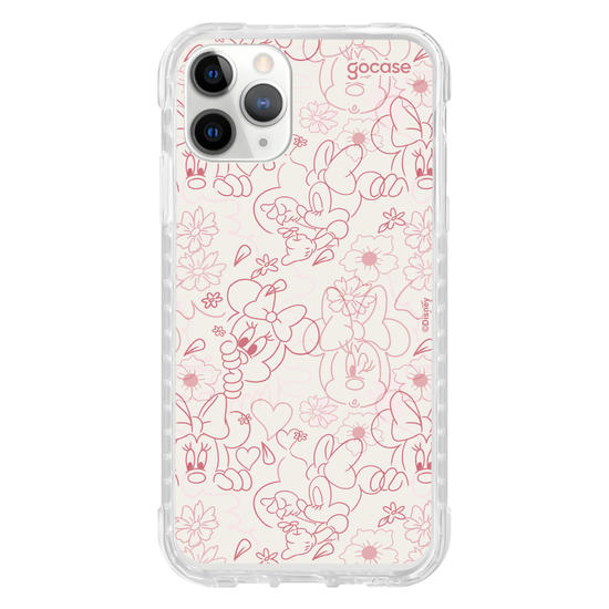 Capinha para celular  Mickey & Amigos - Minnie Rose Lineart
