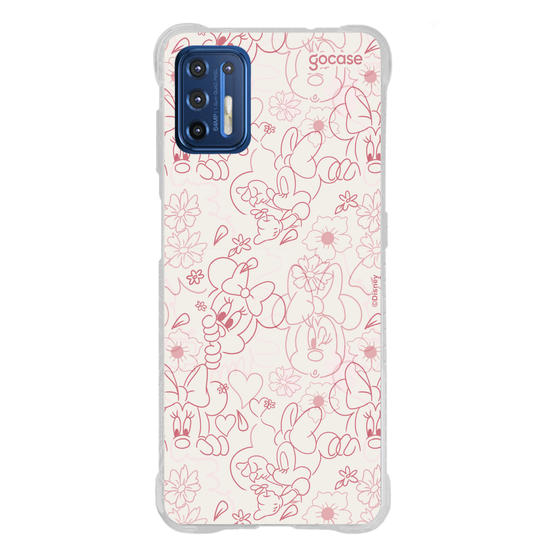 Capinha para celular  Mickey & Amigos - Minnie Rose Lineart