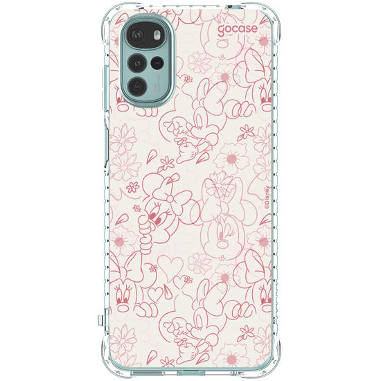 Capinha para celular  Mickey & Amigos - Minnie Rose Lineart
