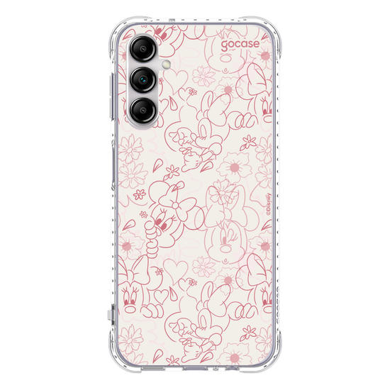 Capinha para celular  Mickey & Amigos - Minnie Rose Lineart