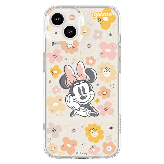 Capinha para celular  Mickey & Amigos - Minnie - Flores da Primavera