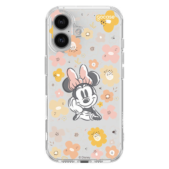 Capinha para celular  Mickey & Amigos - Minnie - Flores da Primavera