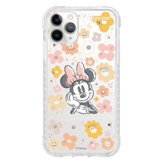 Capinha para celular  Mickey & Amigos - Minnie - Flores da Primavera