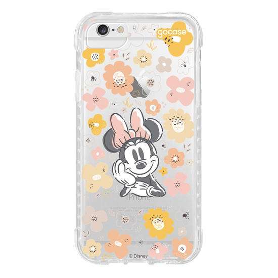 Capinha para celular  Mickey & Amigos - Minnie - Flores da Primavera