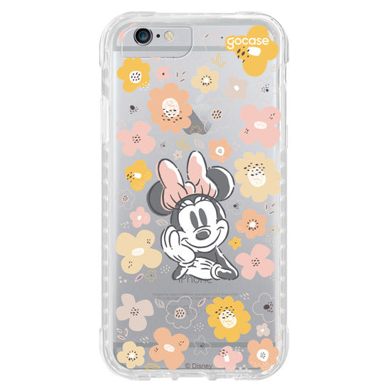 Capinha para celular  Mickey & Amigos - Minnie - Flores da Primavera