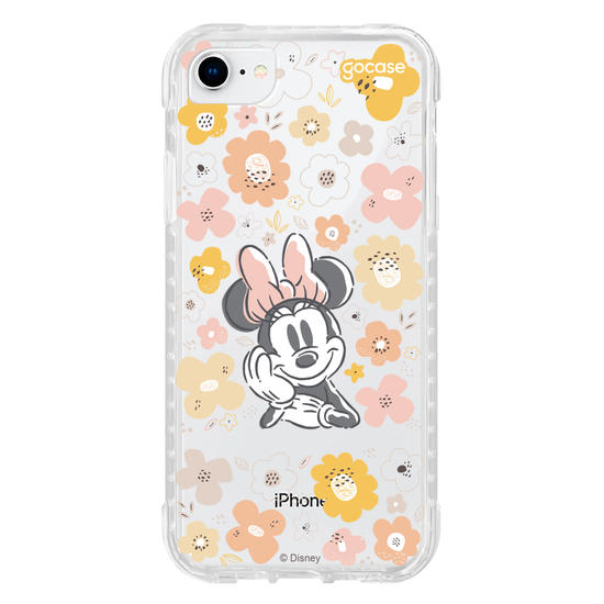 Capinha para celular  Mickey & Amigos - Minnie - Flores da Primavera