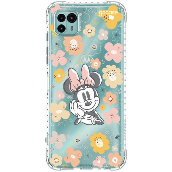 Capinha para celular  Mickey & Amigos - Minnie - Flores da Primavera