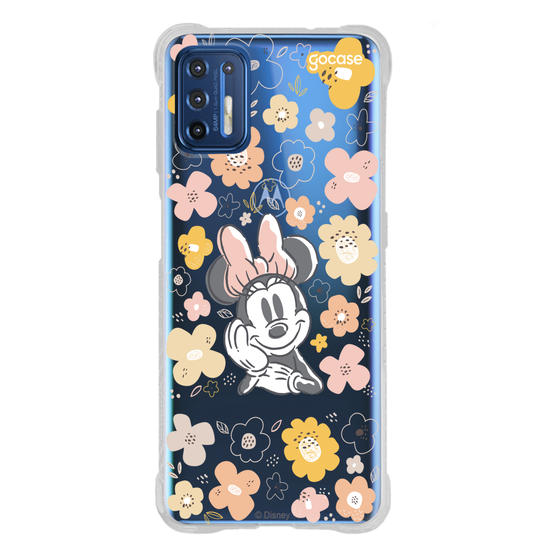 Capinha para celular  Mickey & Amigos - Minnie - Flores da Primavera