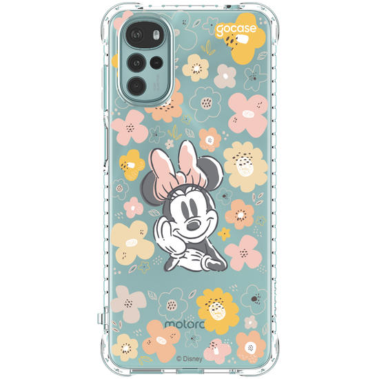 Capinha para celular  Mickey & Amigos - Minnie - Flores da Primavera