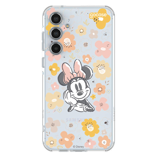 Capinha para celular  Mickey & Amigos - Minnie - Flores da Primavera