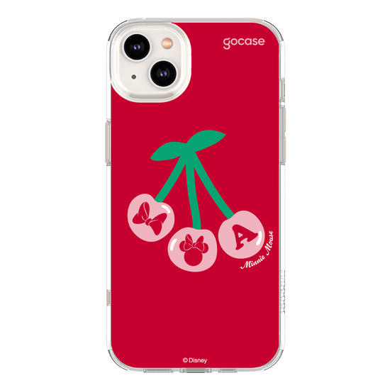 Capinha para celular  Mickey & Amigos - Inicial Minnie Cherry