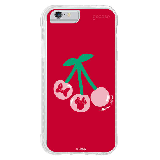 Capinha para celular  Mickey & Amigos - Inicial Minnie Cherry