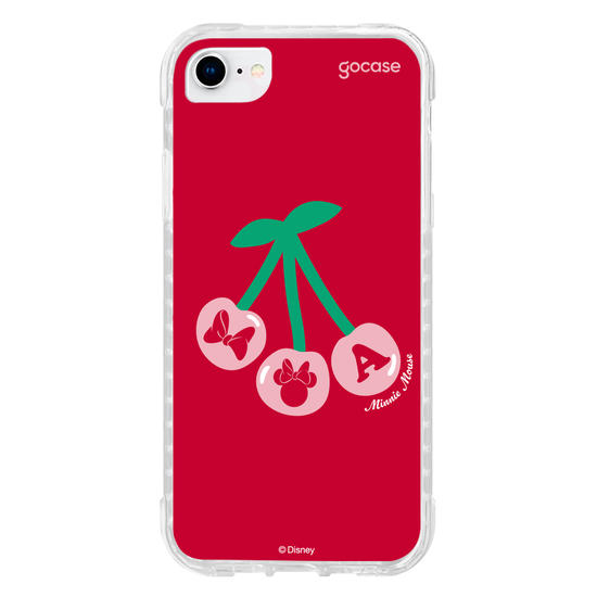 Capinha para celular  Mickey & Amigos - Inicial Minnie Cherry