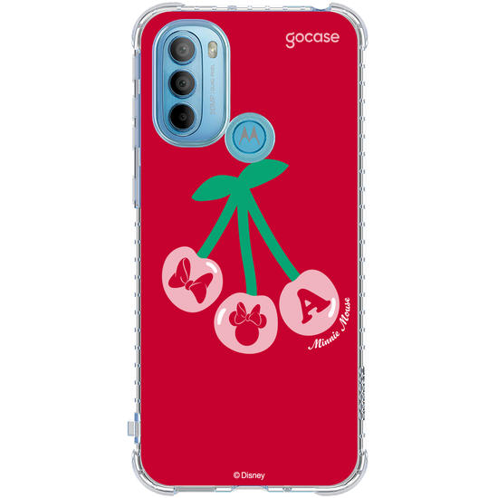 Capinha para celular  Mickey & Amigos - Inicial Minnie Cherry
