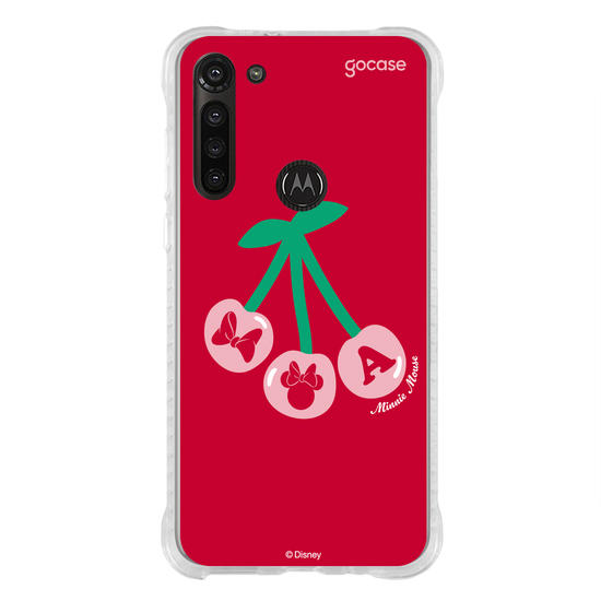 Capinha para celular  Mickey & Amigos - Inicial Minnie Cherry