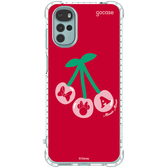 Capinha para celular  Mickey & Amigos - Inicial Minnie Cherry