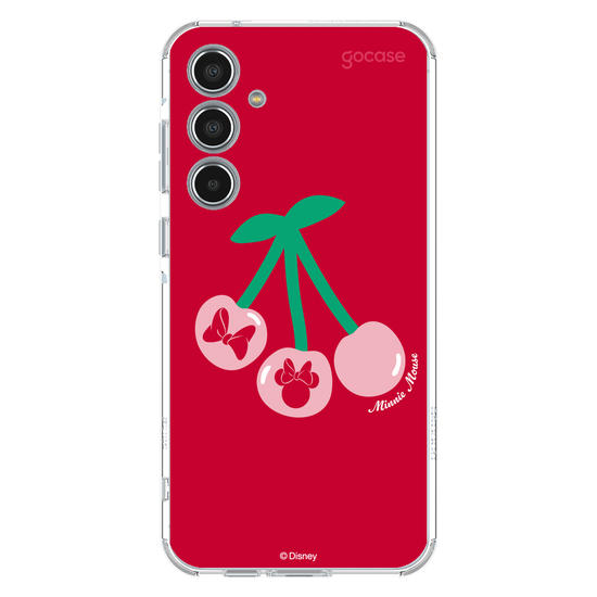 Capinha para celular  Mickey & Amigos - Inicial Minnie Cherry