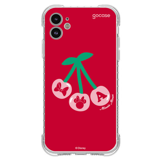 Capinha para celular  Mickey & Amigos - Inicial Minnie Cherry