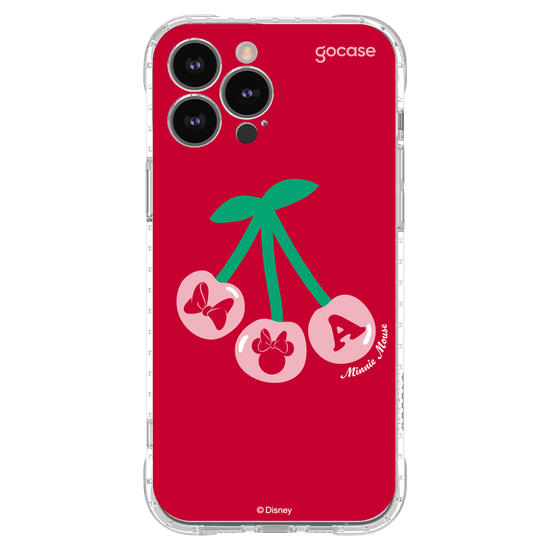Capinha para celular  Mickey & Amigos - Inicial Minnie Cherry