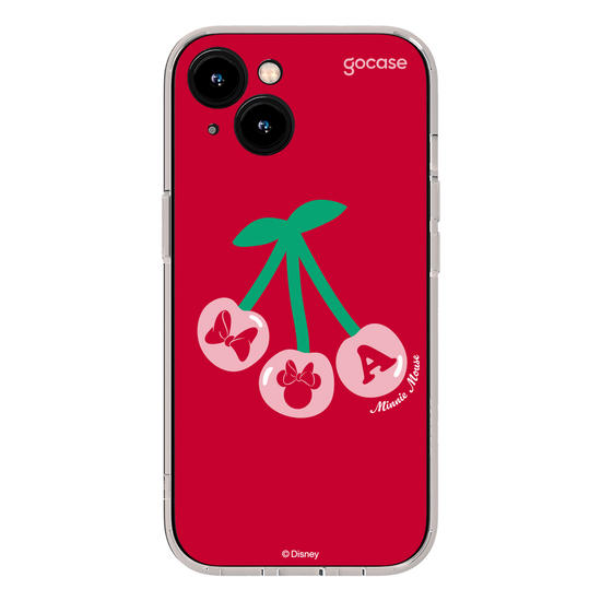 Capinha para celular  Mickey & Amigos - Inicial Minnie Cherry