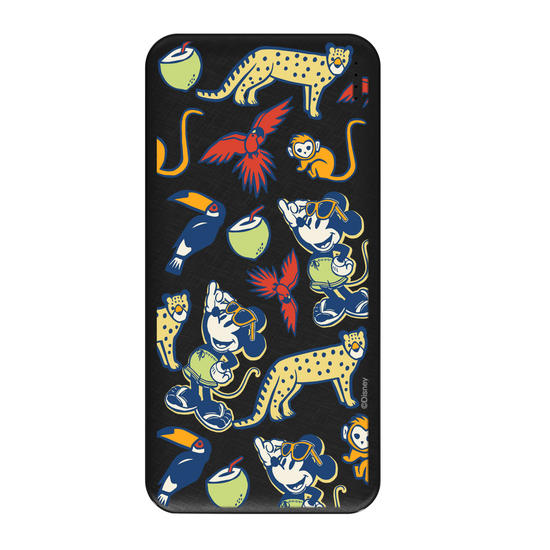 Carregador Portátil Fast Charge - Mickey & Amigos - Mickey na Fauna Brasileira