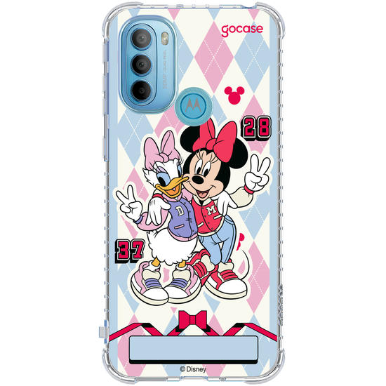 Capinha para celular  Minnie e Margarida