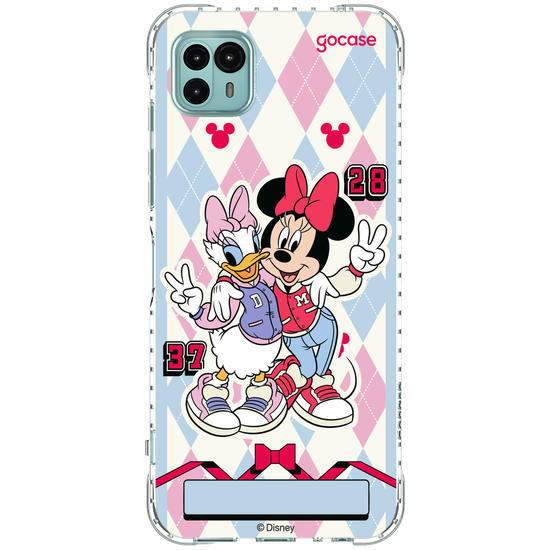 Capinha para celular  Minnie e Margarida