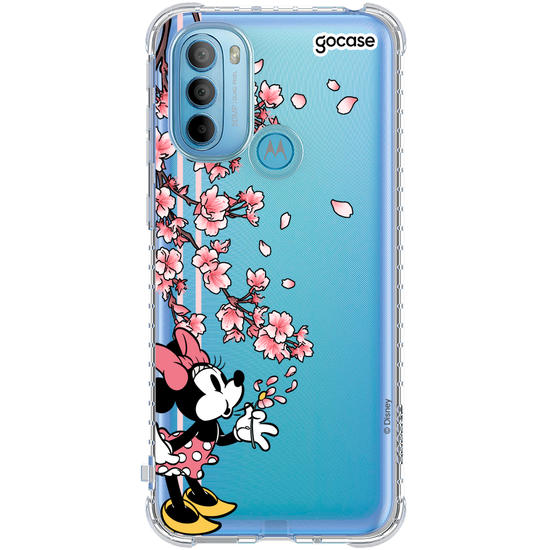 Capinha para celular Mickey & Amigos - Minnie Inicial Cerejeira
